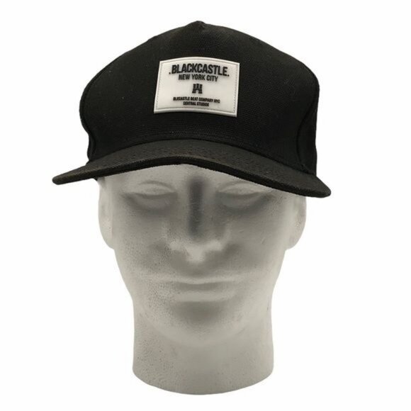 Among Equals Cotton On Blackcastle Snap Back Cap Hat Black Snapback Adjustable - Picture 2 of 10